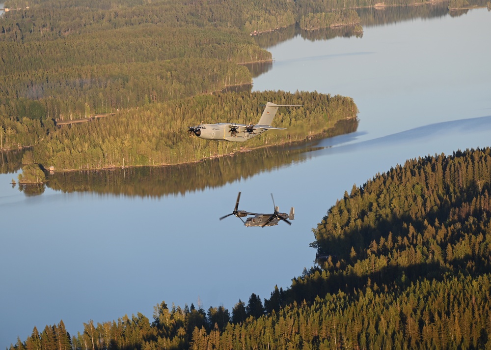 NATO allies fly together during Exercise SOUTHERN GRIFFIN 25