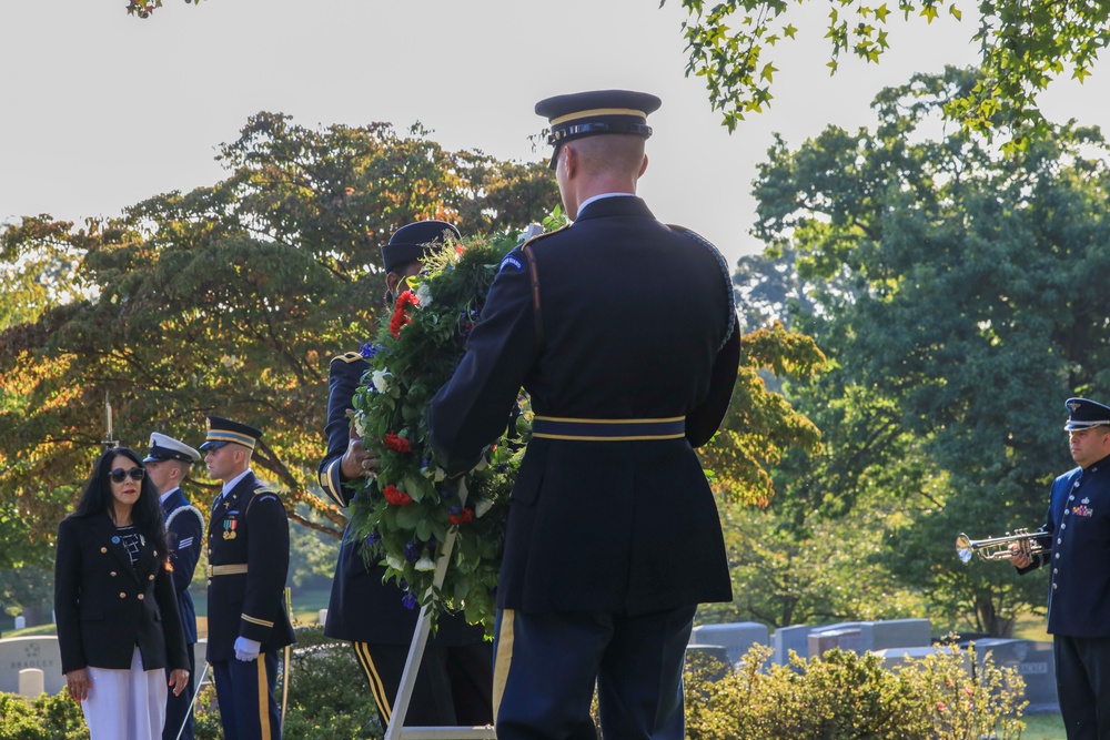 Armed Forces Full Honor Wreathe Ceremony for President Taft, Sept. 15, 2025