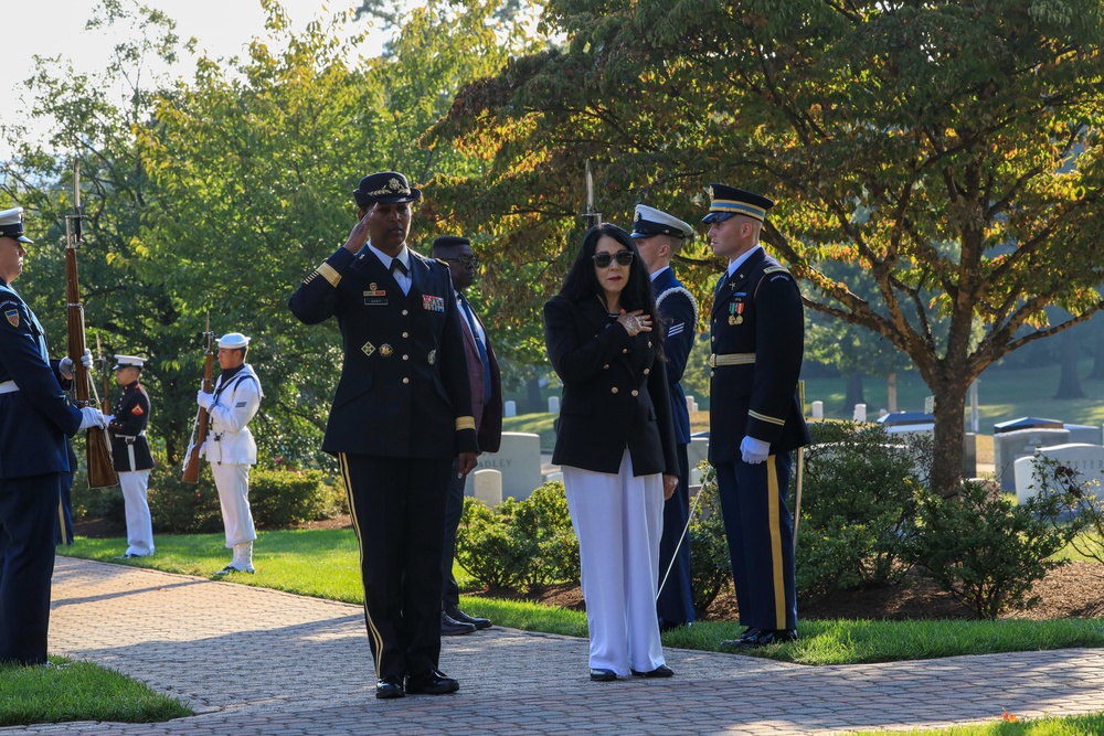 Armed Forces Full Honor Wreathe Ceremony for President Taft, Sept. 15, 2025