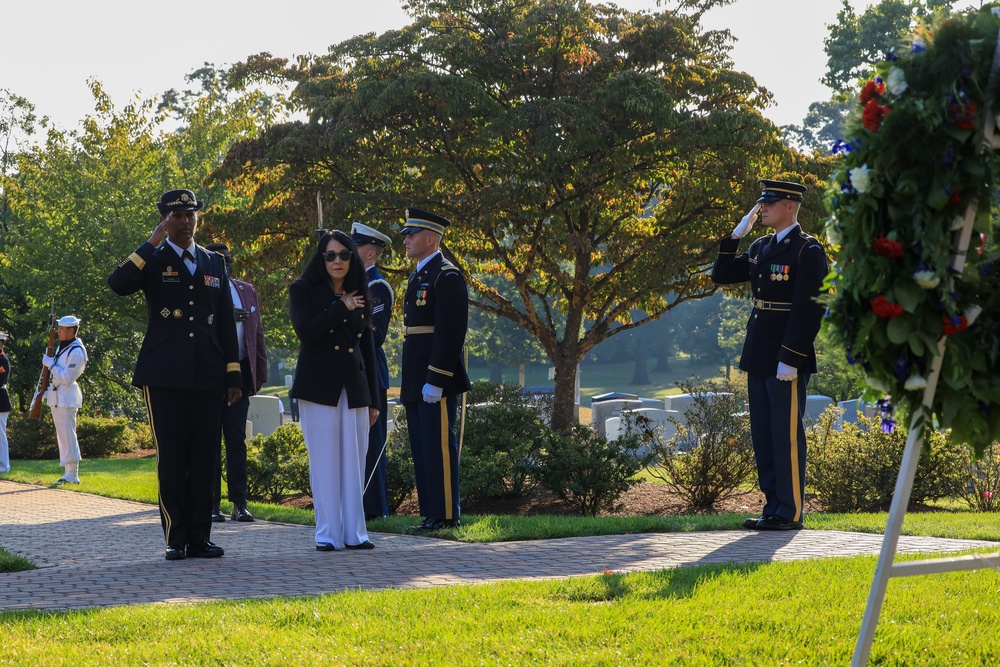 Armed Forces Full Honor Wreathe Ceremony for President Taft, Sept. 15, 2025