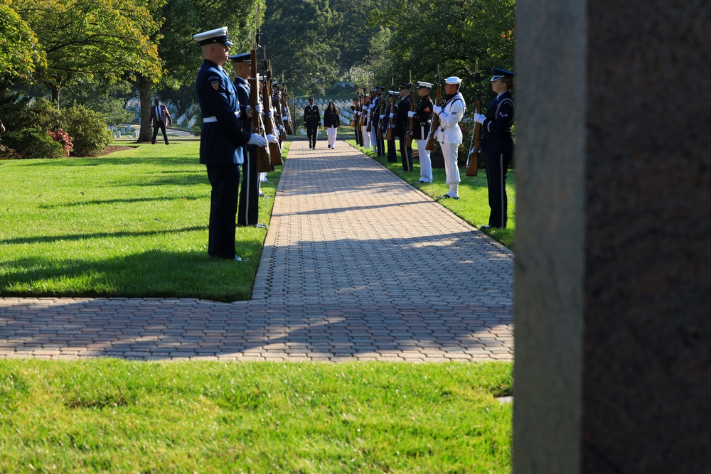 Armed Forces Full Honor Wreathe Ceremony for President Taft, Sept. 15, 2025