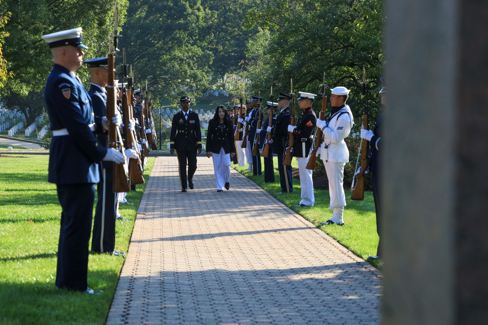 Armed Forces Full Honor Wreathe Ceremony for President Taft, Sept. 15, 2025