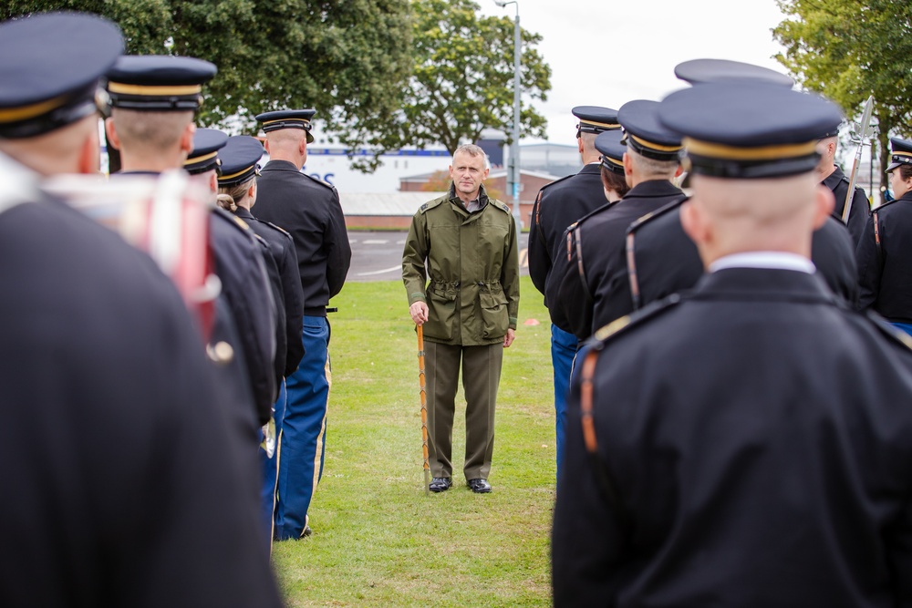 Rehearsal at HMNB Plymouth for the U.S. State Visit to the U.K.