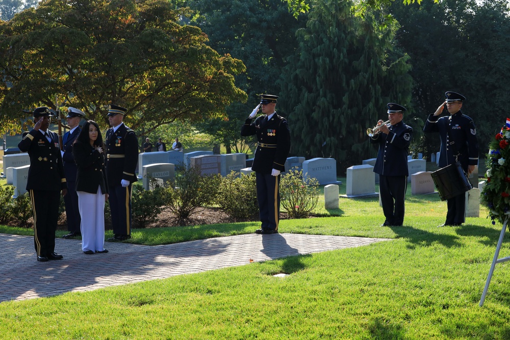 Armed Forces Full Honor Wreathe Ceremony for President Taft, Sept. 15, 2025
