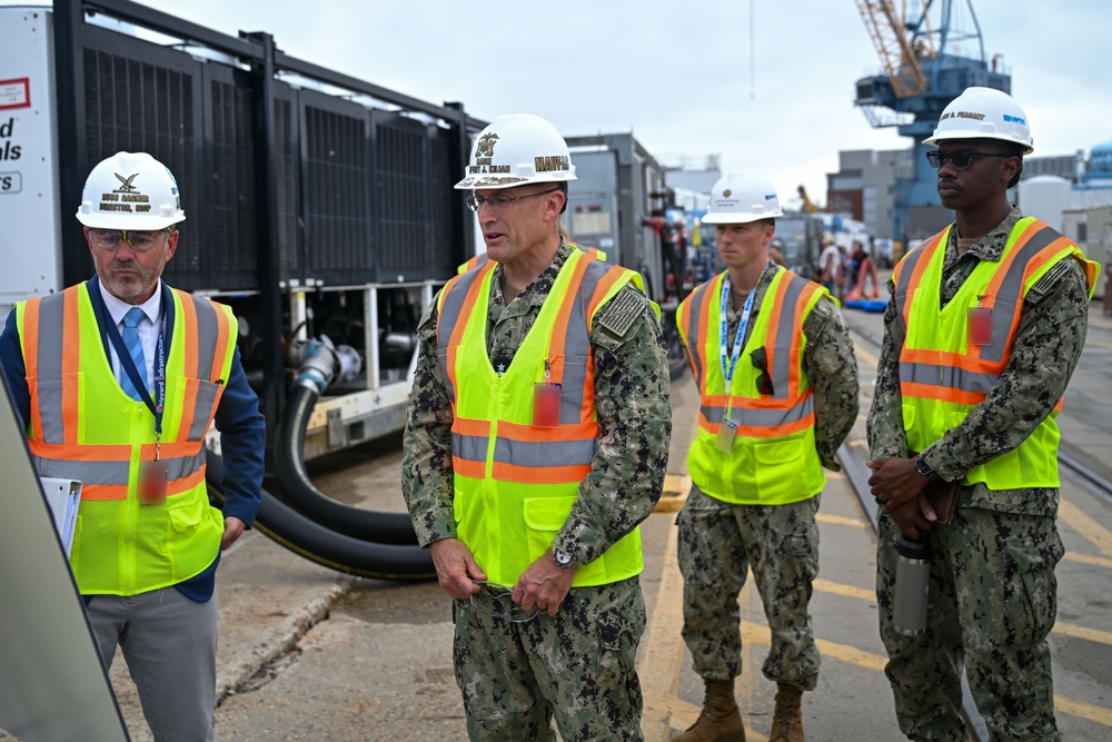 RADM Kilian Visits Portsmouth Naval Shipyard