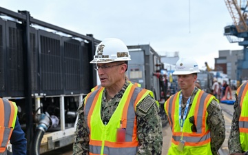 RADM Kilian Visits Portsmouth Naval Shipyard