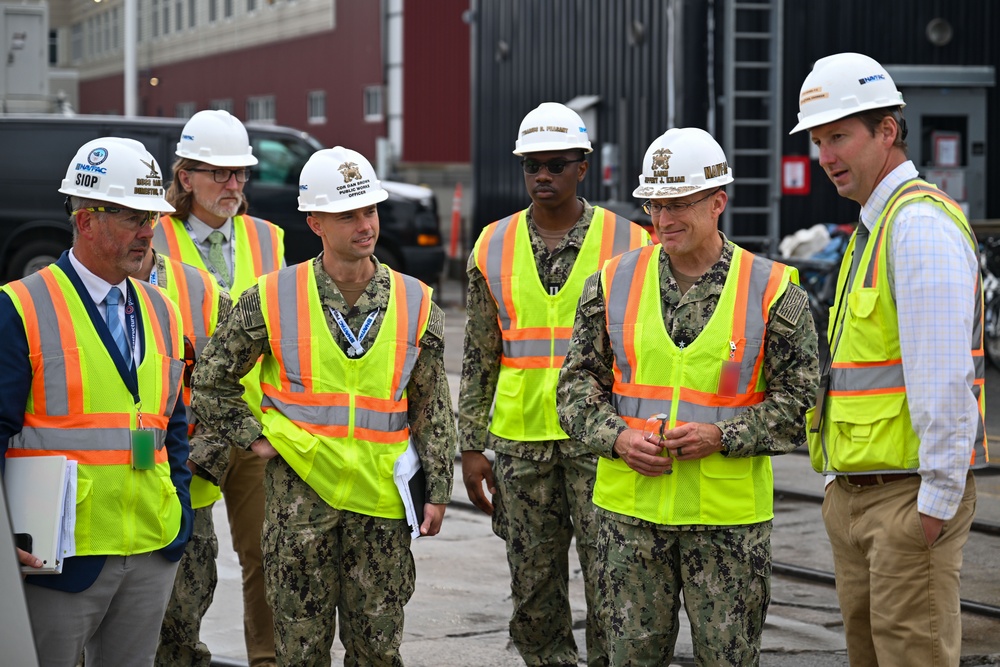RADM Kilian Visits Portsmouth Naval Shipyard