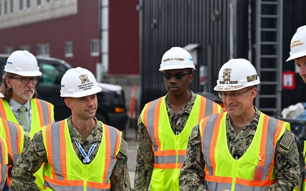 RADM Kilian Visits Portsmouth Naval Shipyard