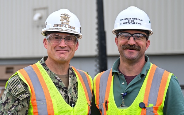 RADM Kilian Visits Portsmouth Naval Shipyard