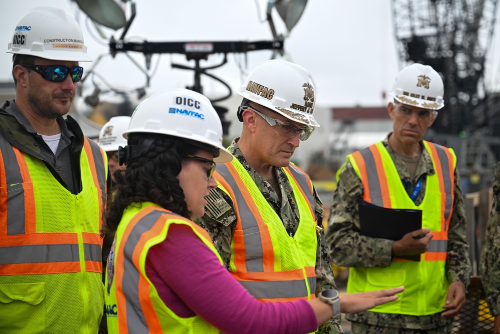RADM Kilian Visits Portsmouth Naval Shipyard