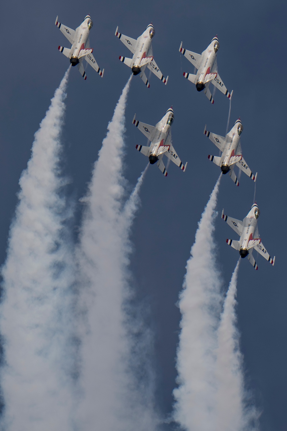 U.S. Air Force Thunderbirds perform at the 2025 Joint Base Andrews Air Show
