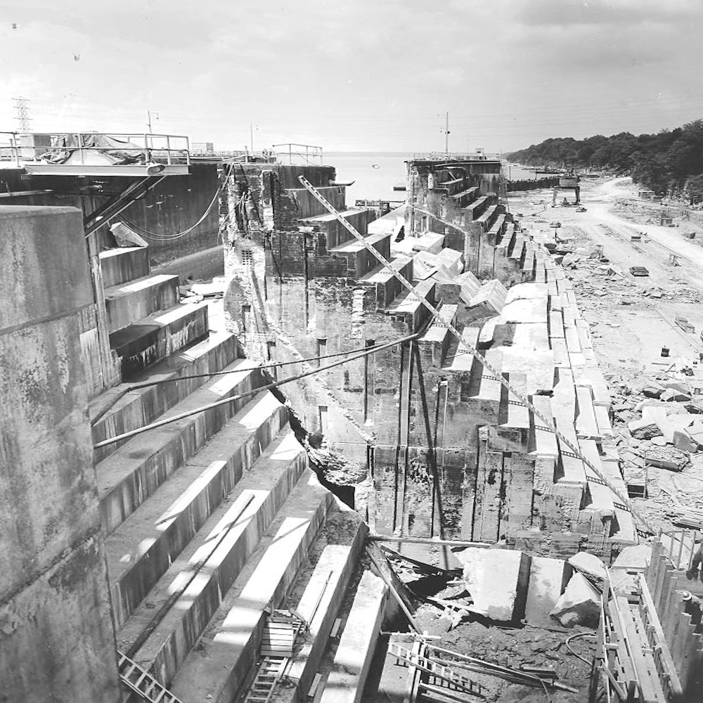 Rare historic footage surfaces of 1961 Wheeler Lock collapse