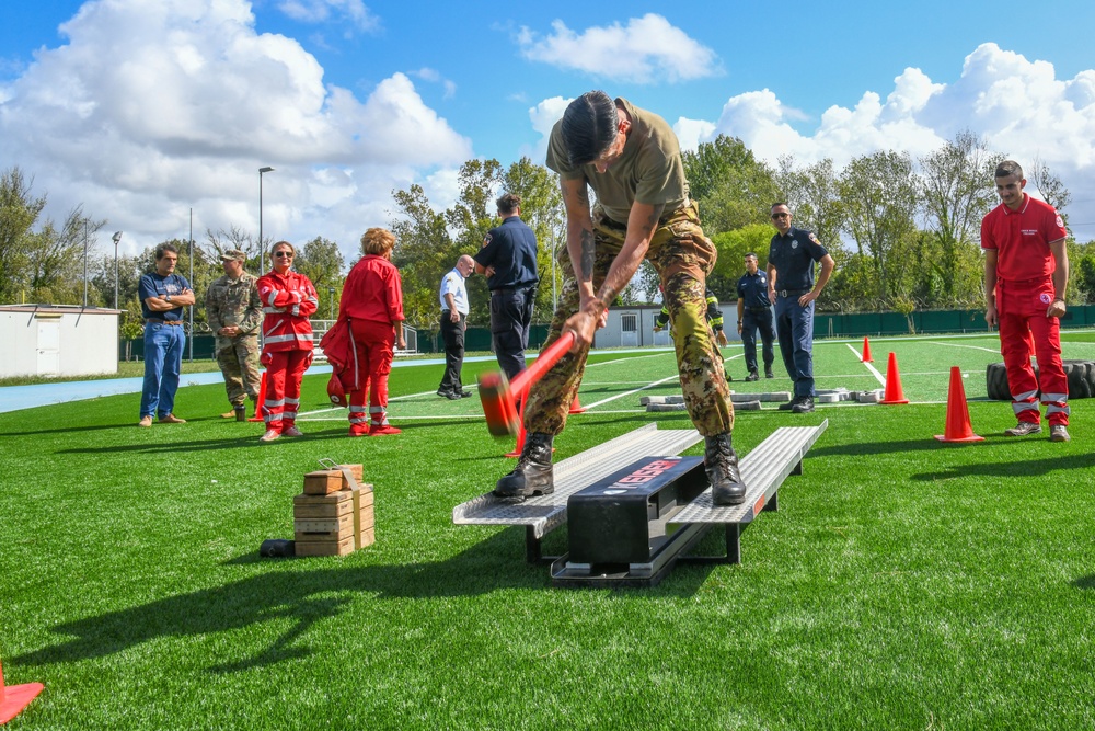 9/11 Commemoration and Firefighter Challenge at Camp Darby