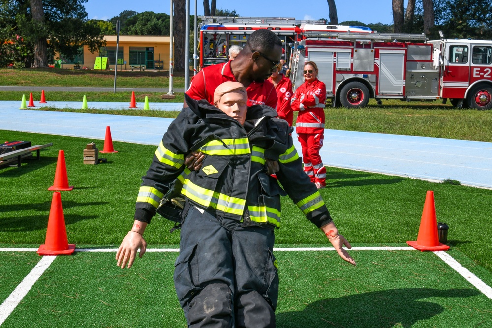9/11 Commemoration and Firefighter Challenge at Camp Darby