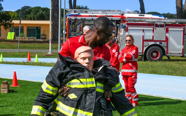 9/11 Commemoration and Firefighter Challenge at Camp Darby