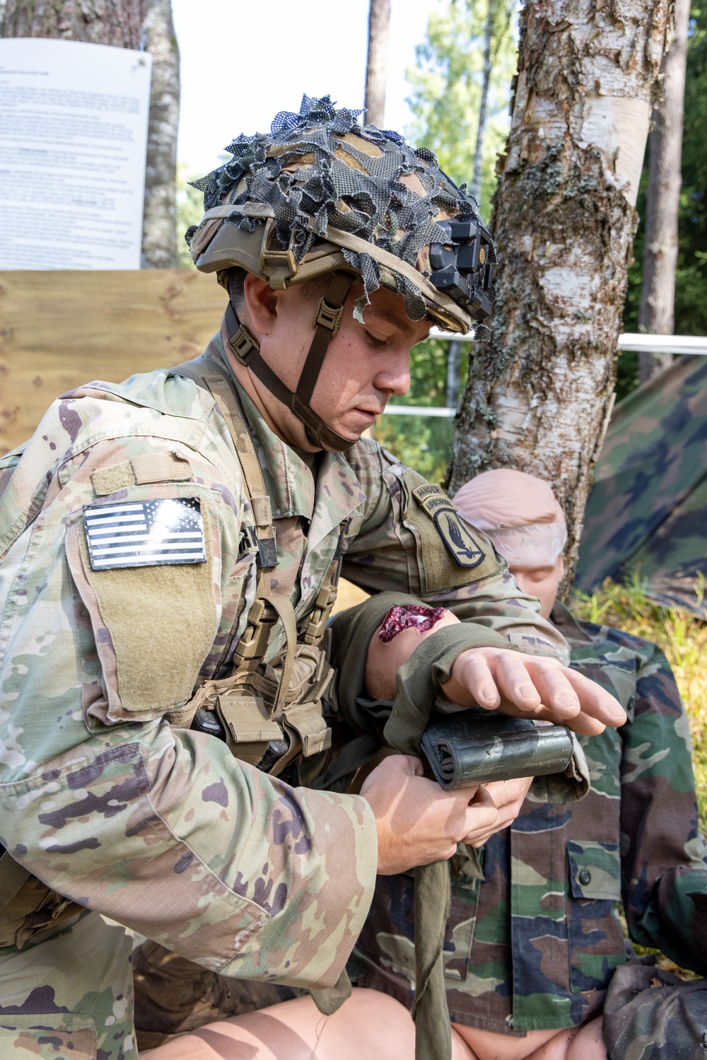 Soldiers conduct weapons and land navigation training in preparation for E2B