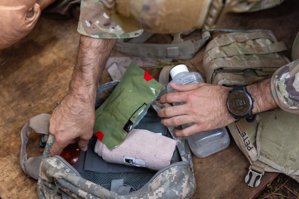 Soldiers conduct weapons and land navigation training in preparation for E2B
