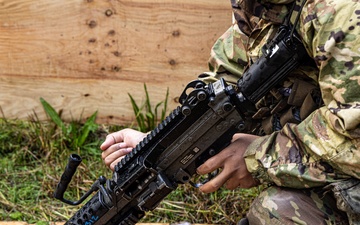 Soldiers conduct weapon and land navigation training in preparation for E2B