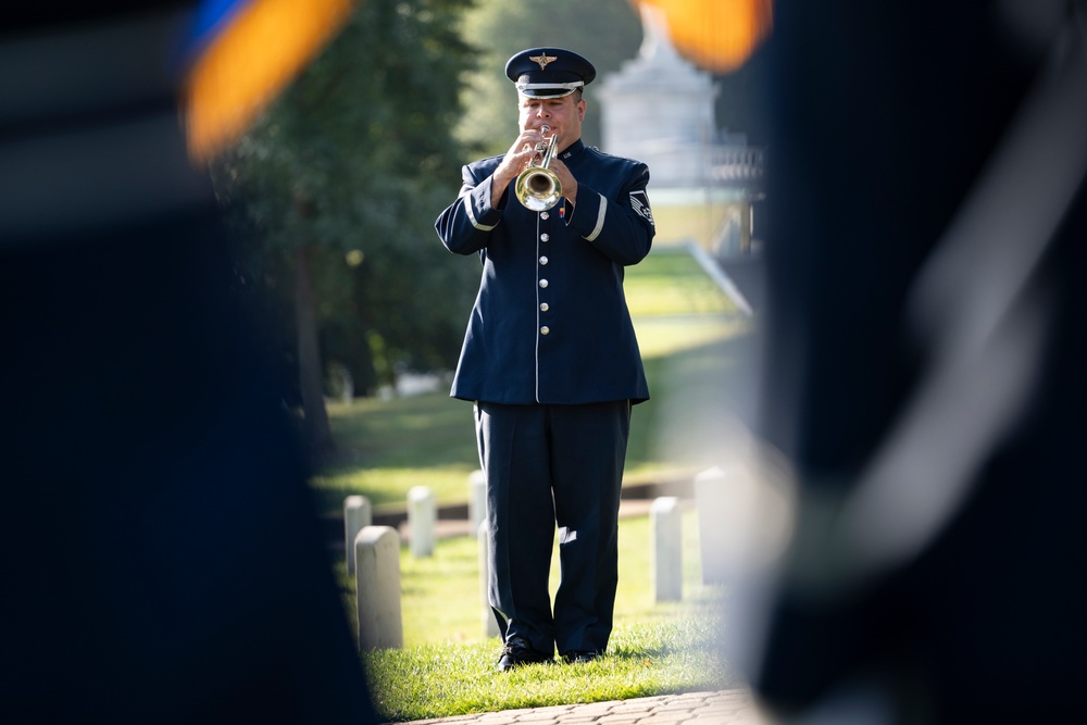 An Armed Forces Full Honors Wreath-Laying Ceremony is Held to Commemorate the 168th Birthday of President William H. Taft