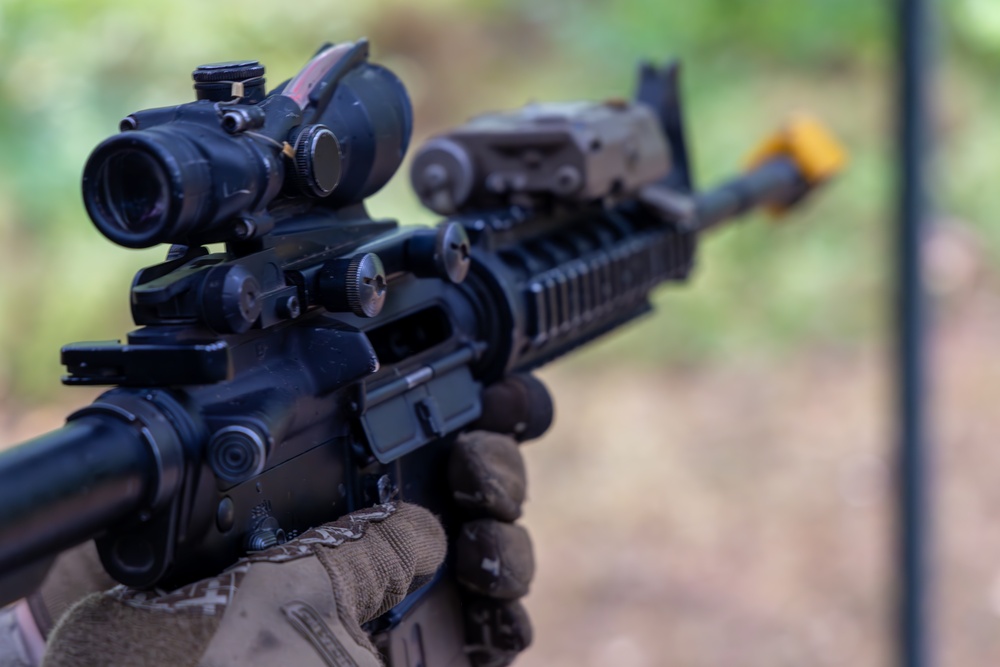 Soldiers conduct weapon and land navigation training in preparation for E2B