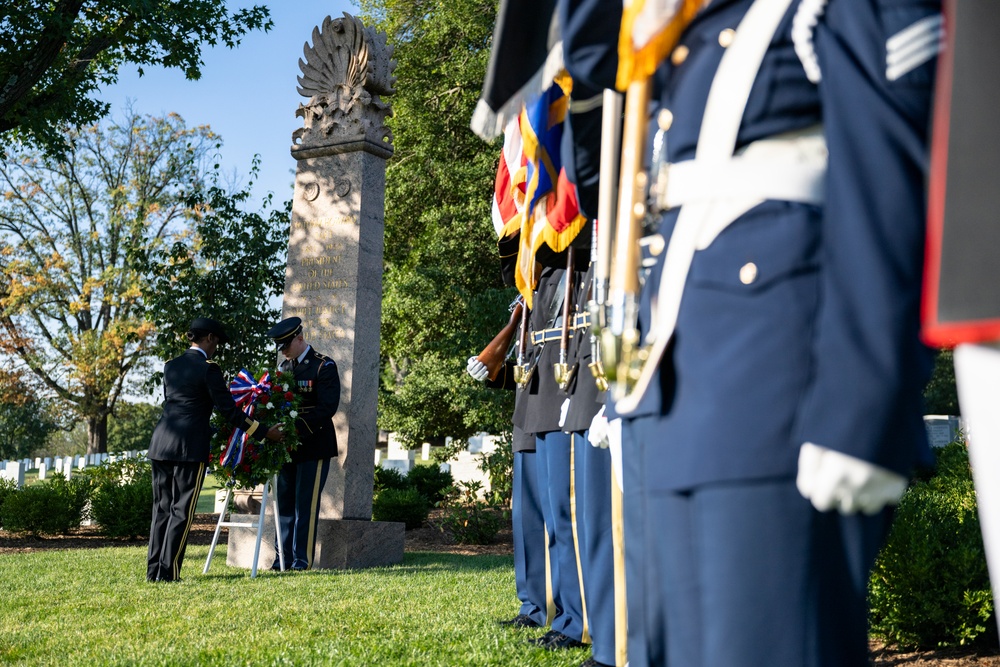 An Armed Forces Full Honors Wreath-Laying Ceremony is Held to Commemorate the 168th Birthday of President William H. Taft