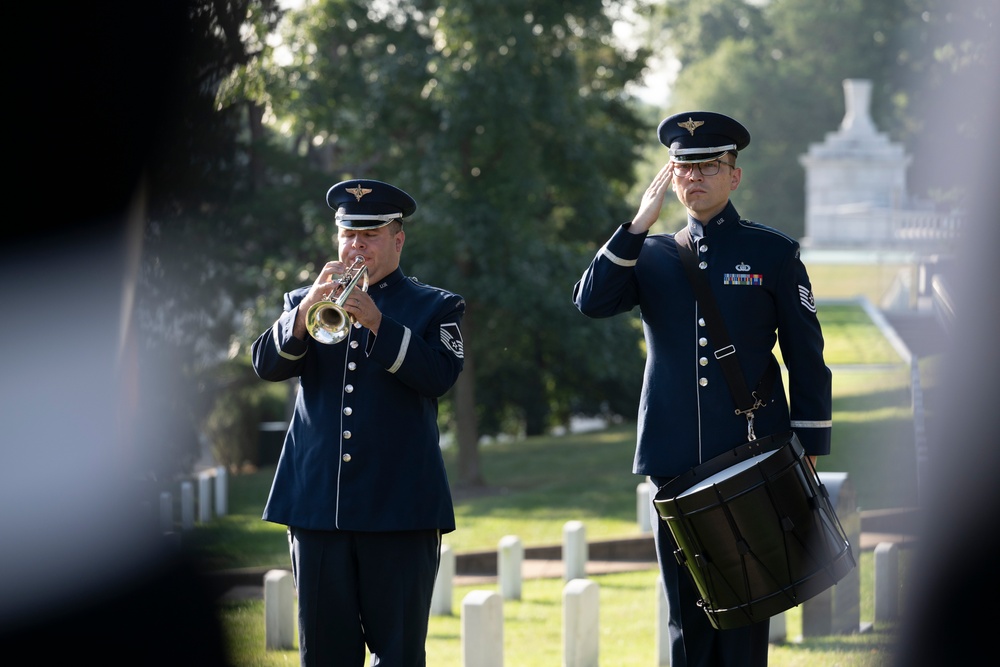 An Armed Forces Full Honors Wreath-Laying Ceremony is Held to Commemorate the 168th Birthday of President William H. Taft