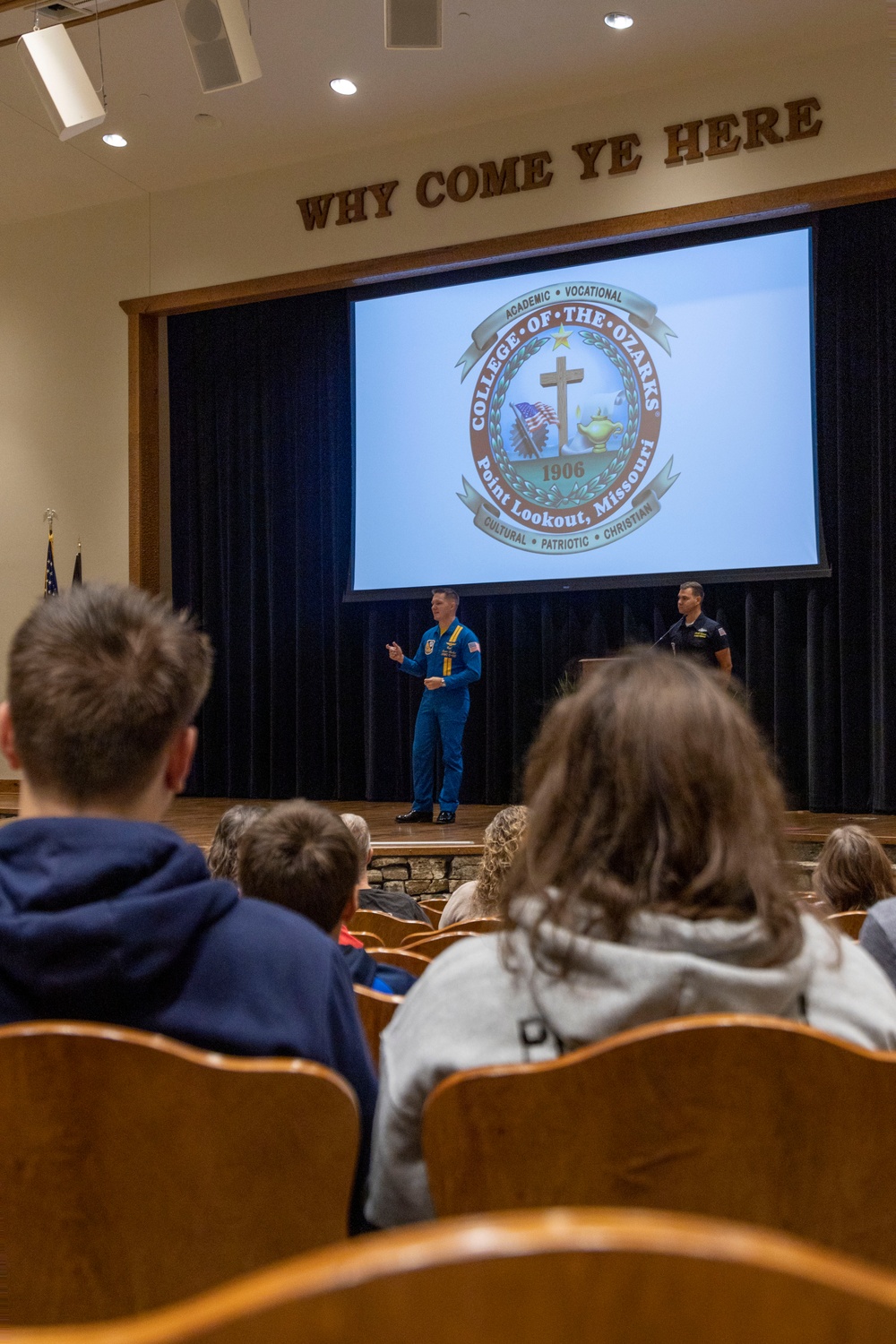 Blue Angels visit College of the Ozarks