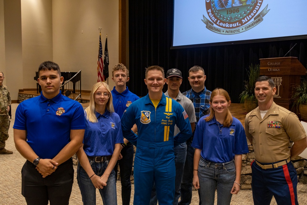 Blue Angels visit College of the Ozarks