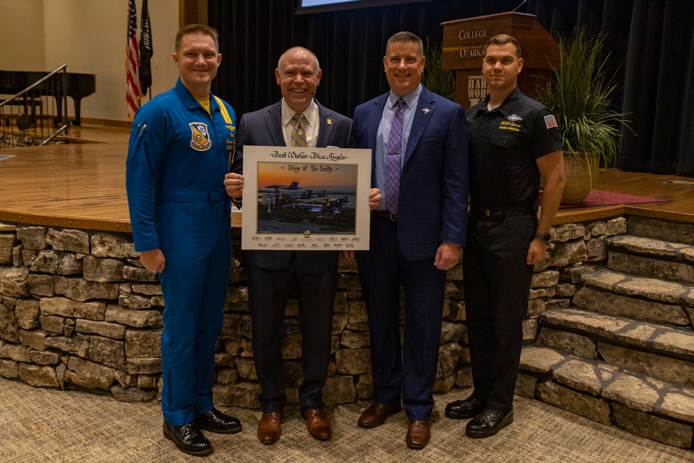 Blue Angels visit College of the Ozarks