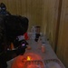 U.S. Army Soldiers document an unknown substance in a hazardous site