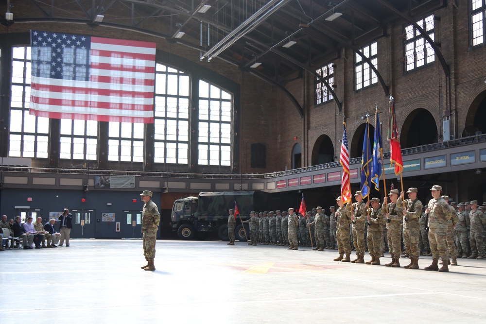 1-109th Field Artillery deactivation and 28th Division Artillery activation