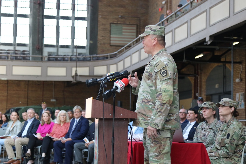 1-109th Field Artillery deactivation and 28th Division Artillery activation