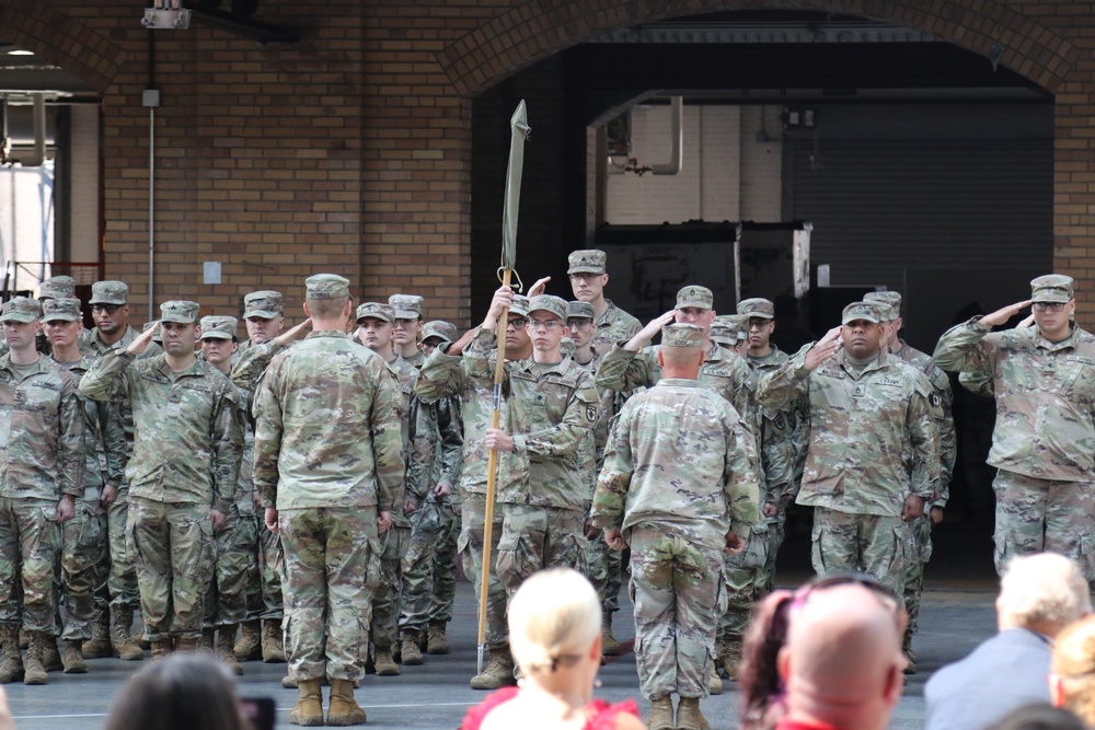 1-109th Field Artillery deactivation and 28th Division Artillery activation