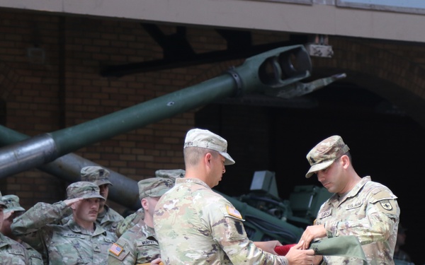 1-109th Field Artillery deactivation and 28th Division Artillery activation