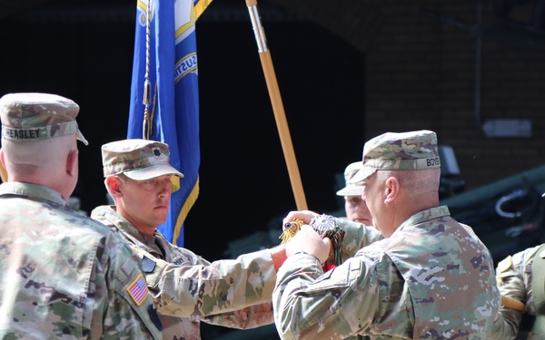 1-109th Field Artillery deactivation and 28th Division Artillery activation