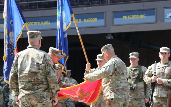 1-109th Field Artillery deactivation and 28th Division Artillery activation