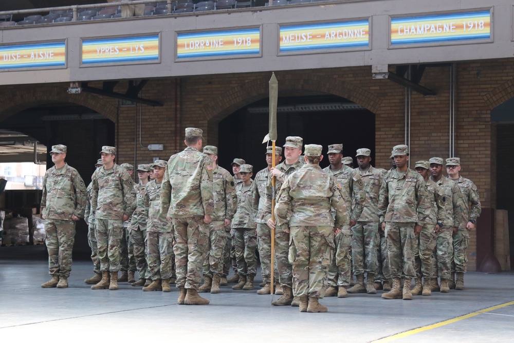 1-109th Field Artillery deactivation and 28th Division Artillery activation