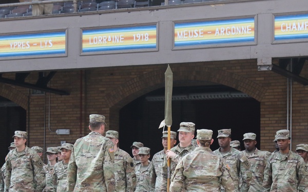 1-109th Field Artillery deactivation and 28th Division Artillery activation