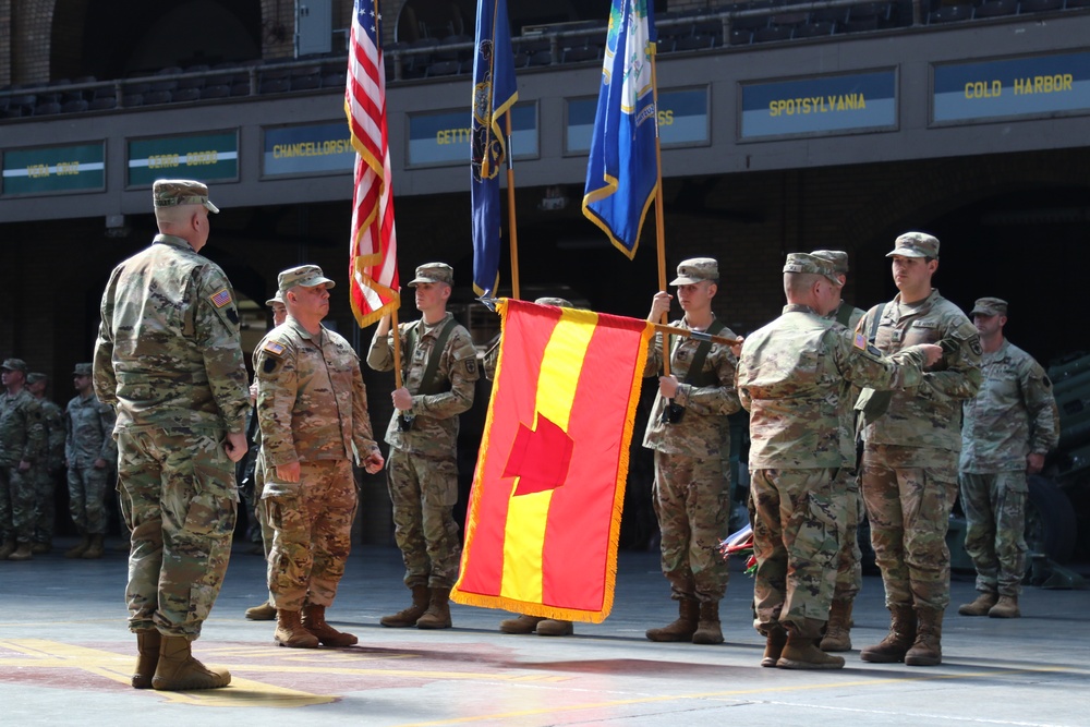 1-109th Field Artillery deactivation and 28th Division Artillery activation