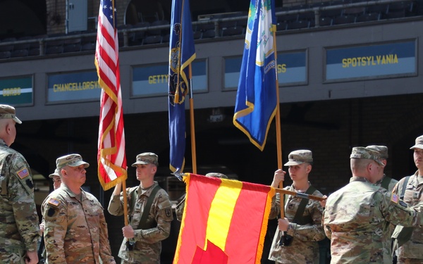 1-109th Field Artillery deactivation and 28th Division Artillery activation
