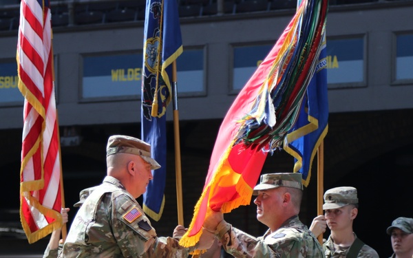 1-109th Field Artillery deactivation and 28th Division Artillery activation