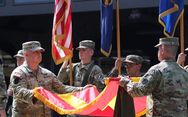 1-109th Field Artillery deactivation and 28th Division Artillery activation
