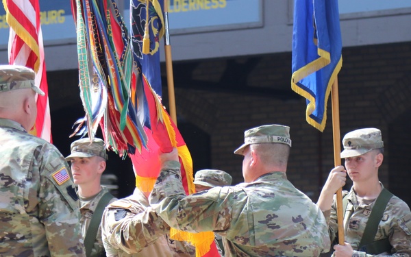 1-109th Field Artillery deactivation and 28th Division Artillery activation