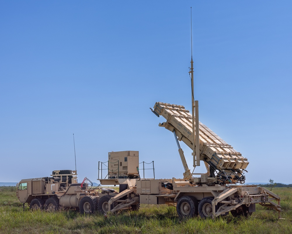 Alpha Battery sets up the Patriot Missile System