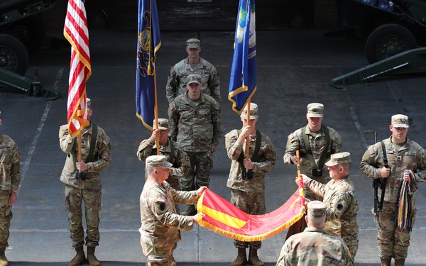 1-109th Field Artillery deactivation and 28th Division Artillery activation