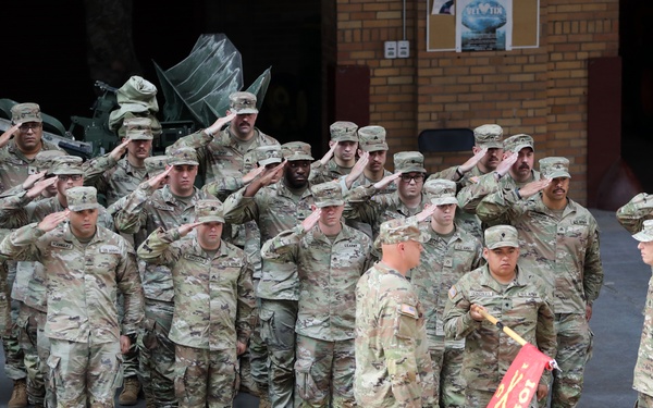1-109th Field Artillery deactivation and 28th Division Artillery activation