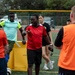 USS Essex Sailors team up and compete in a soccer tournament hosted by Morale, Welfare and Recreation.