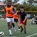 USS Essex Sailors team up and compete in a soccer tournament hosted by Morale, Welfare and Recreation.