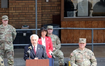 1-109th Field Artillery deactivation and 28th Division Artillery activation