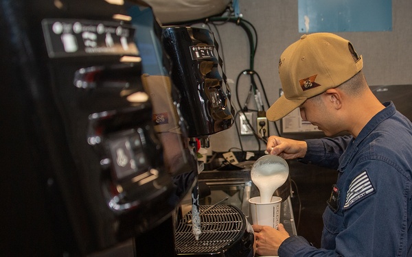 Retail Specialist daily operations aboard USS Essex.
